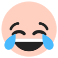 Laugh with tears emoji